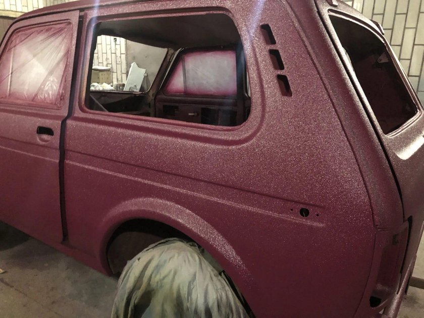 Раптор краска Нива