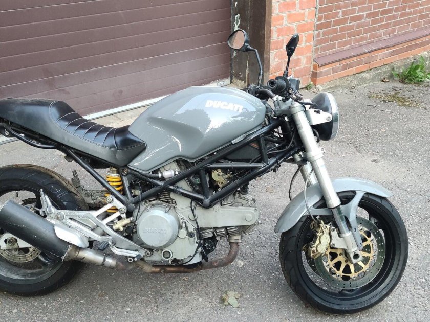 Дукати монстр с движком от вертолета