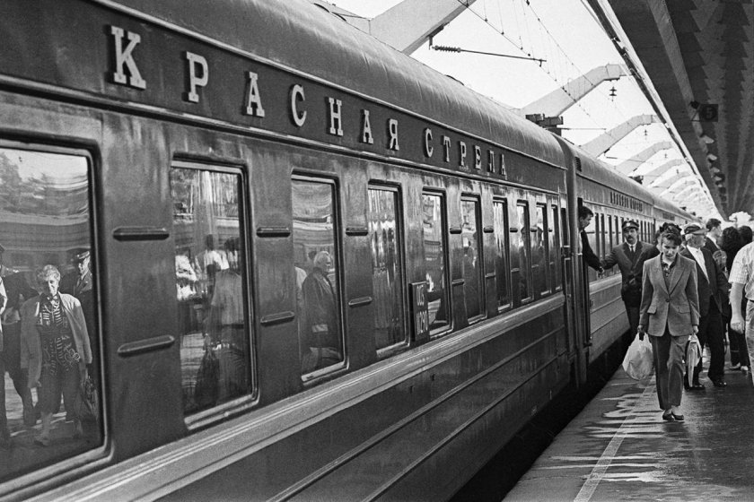 Поезд «красная стрела» в 1931 году