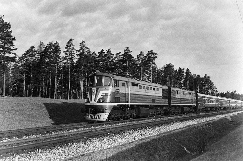 Поезд «красная стрела» в 1931 году