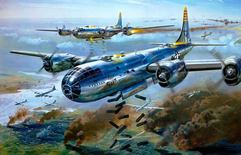B-29 бомбардировщик вторая мировая