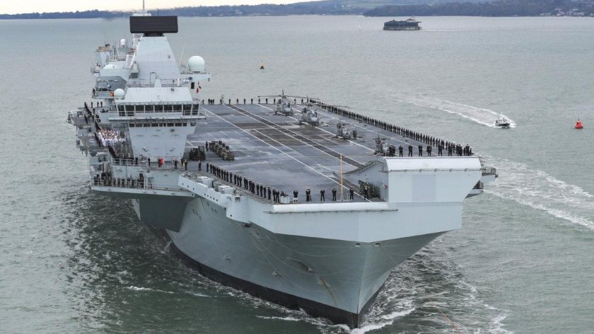 Британский авианосец «принц Уэльский»