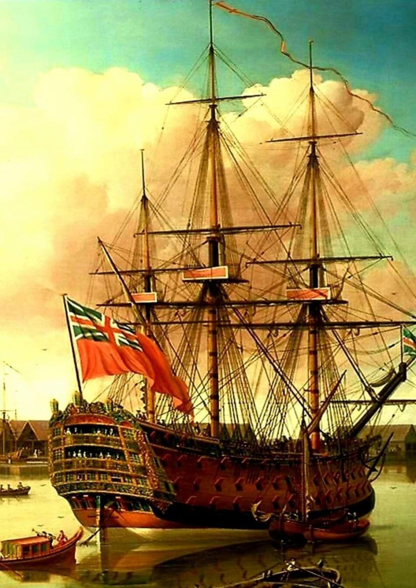 Британский линейный корабль 17 века