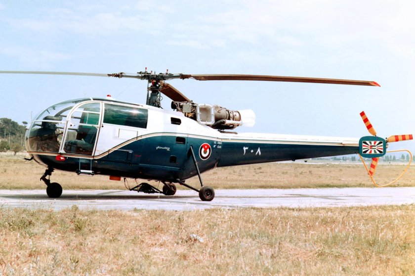 Aerospatiale sa-319b Alouette III кабина