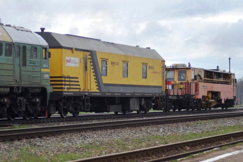 Рельсошлифовальный поезд ршп 48