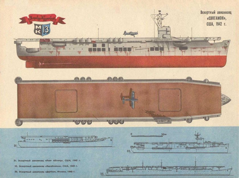Эскортные авианосцы типа «Сэнгамон»