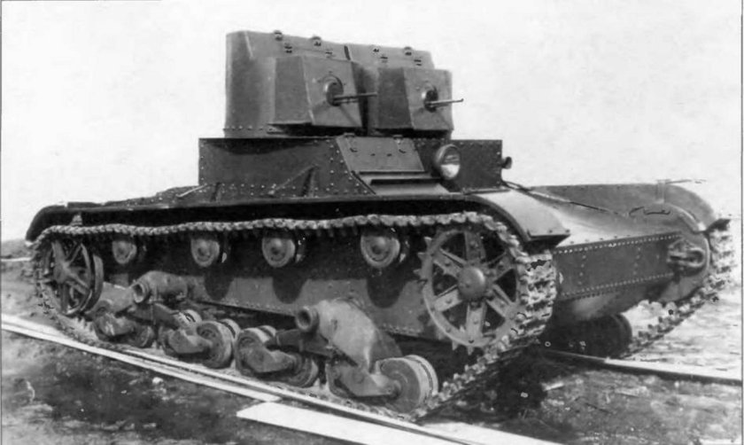 Танк т-26 двухбашенный
