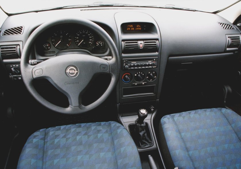 Opel Astra 1998 салон