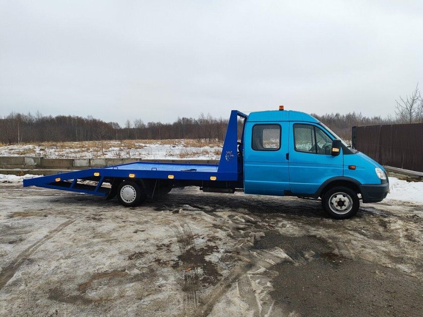 Газ 3302 эвакуатор с ломаной платформой
