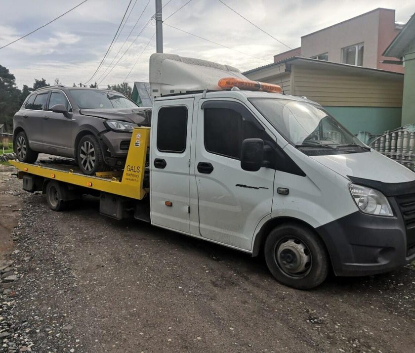 Эвакуатор газель некст ломаная платформа