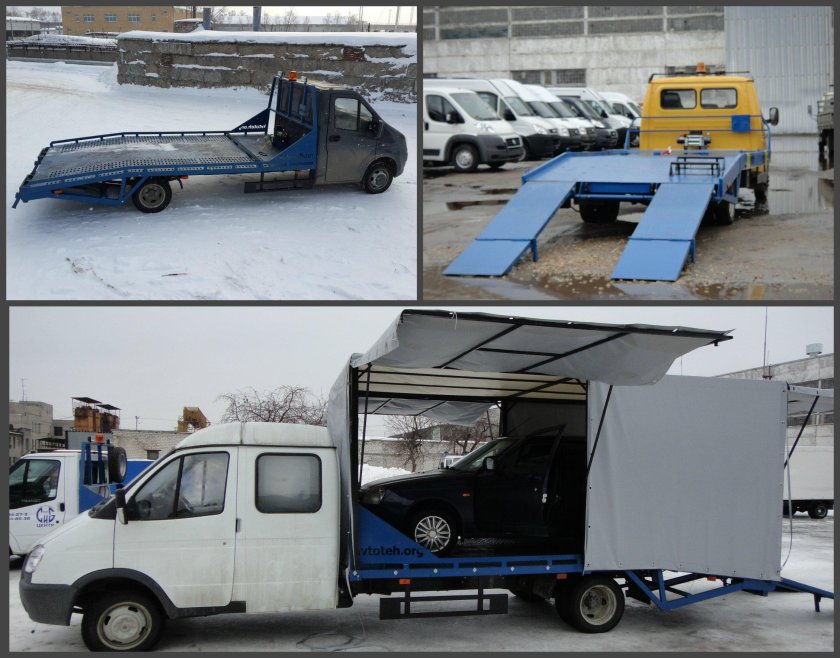 Эвакуаторная платформа Газель Некст