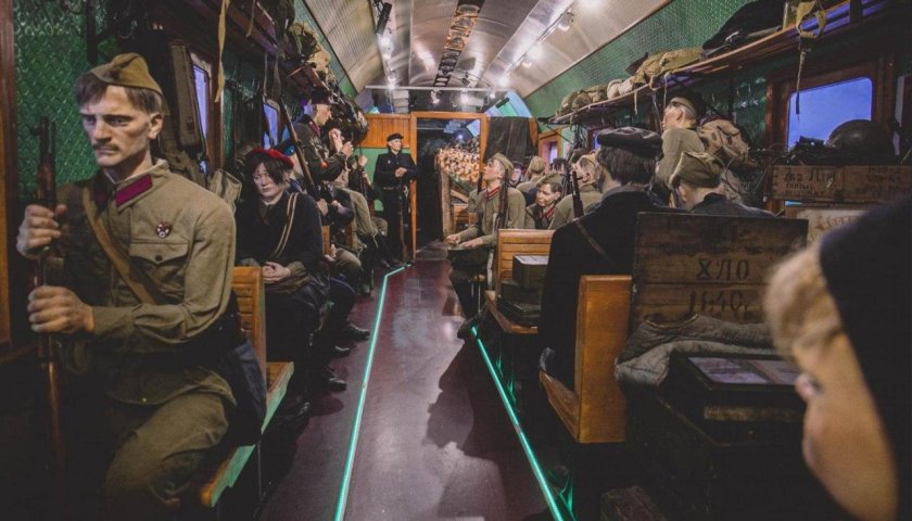 Иммерсивная инсталляция поезд Победы