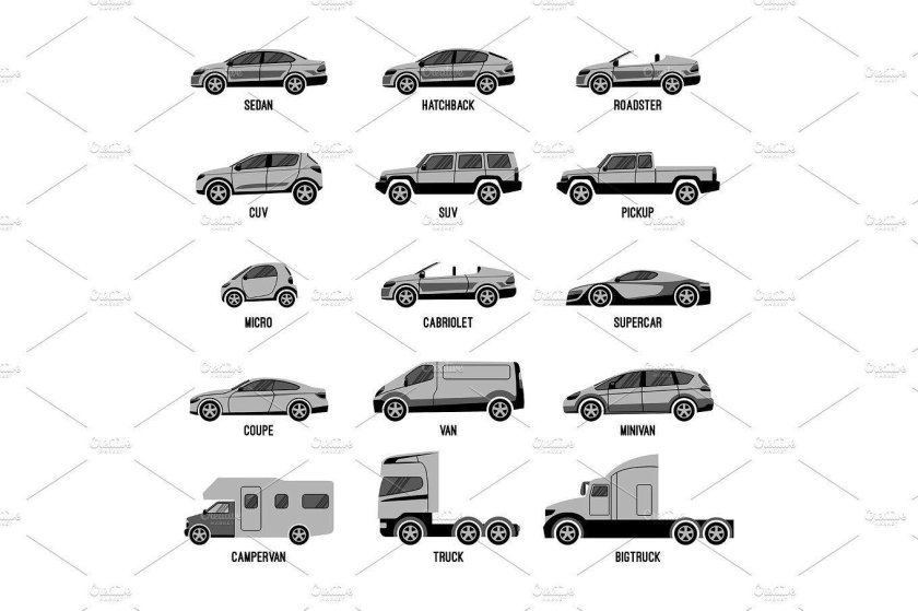 Типы кузовов автомобилей