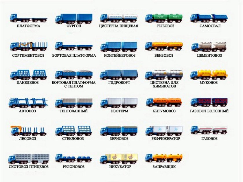 Классификация и виды грузового автотранспорта
