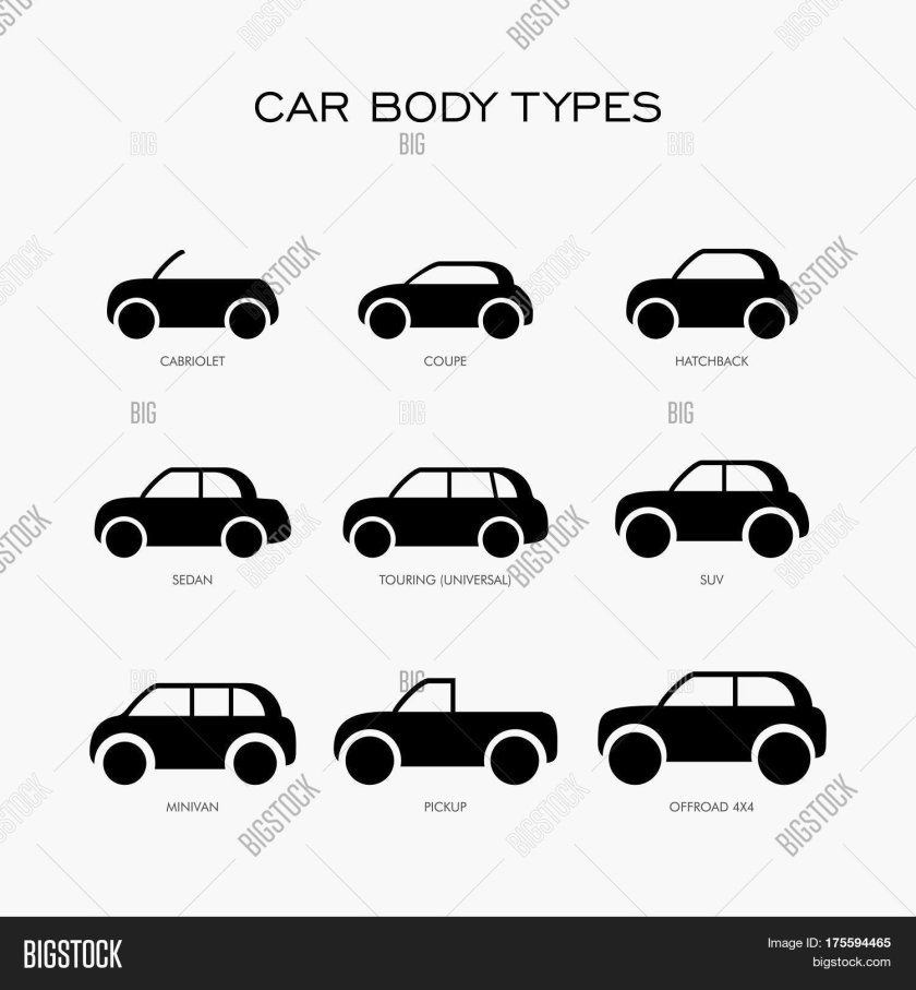 Иконки типов автомобилей