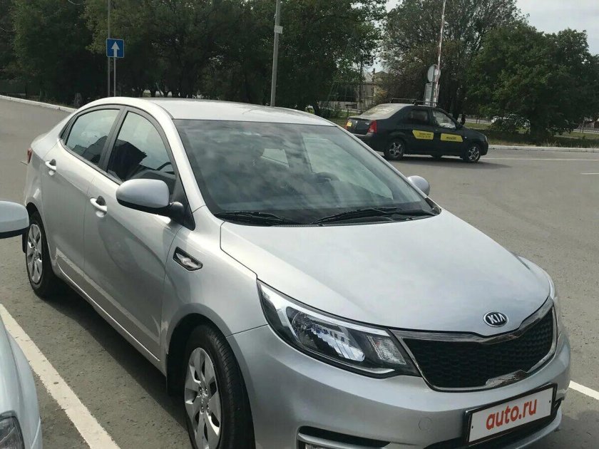 Kia Rio 3 2016 серый
