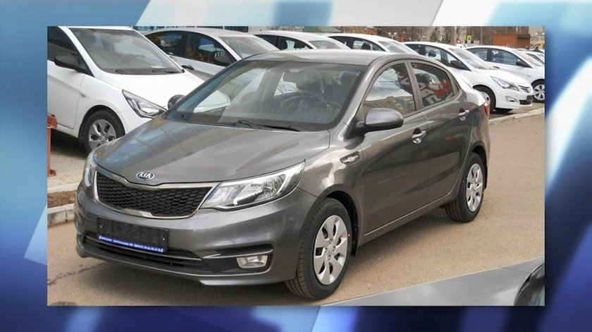 Kia Rio 2015 серый