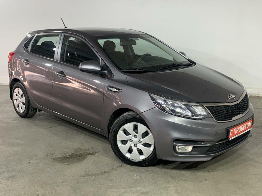 Kia Rio 2014 серая