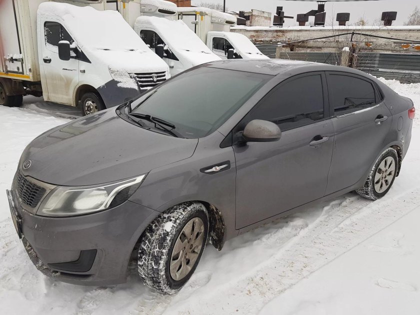 Киа рио 3 серая