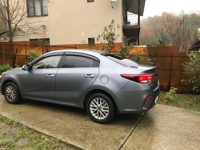 Киа Рио 4 серая