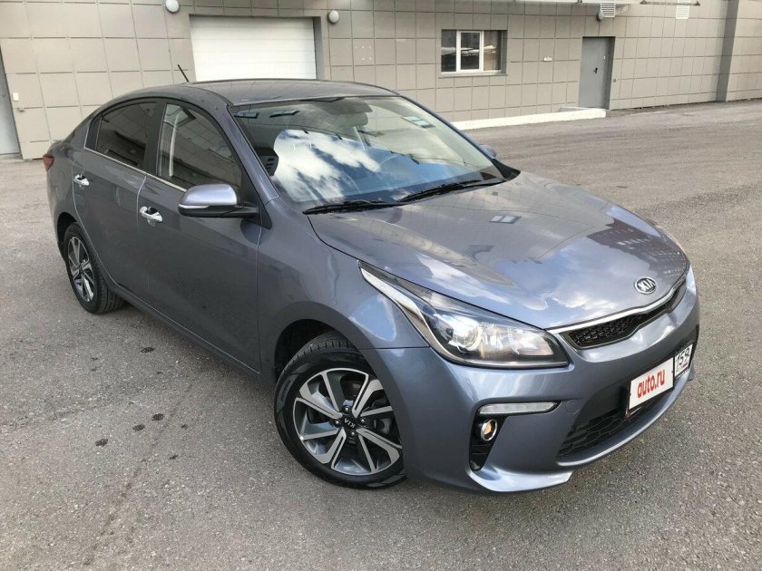 Kia Rio 4 серый