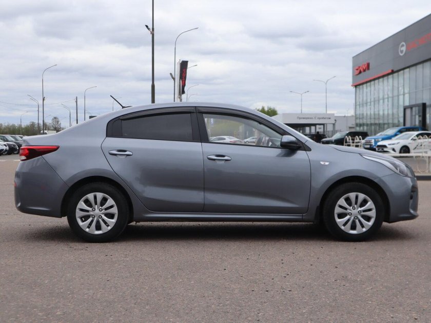 Киа рио 4 поколение 2020 серая