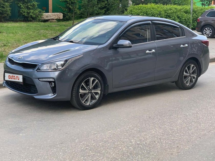 Киа Рио 4 серая