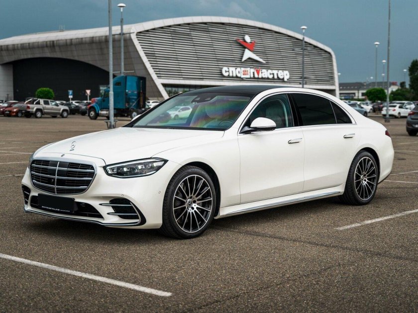 Мерседес 223 белый