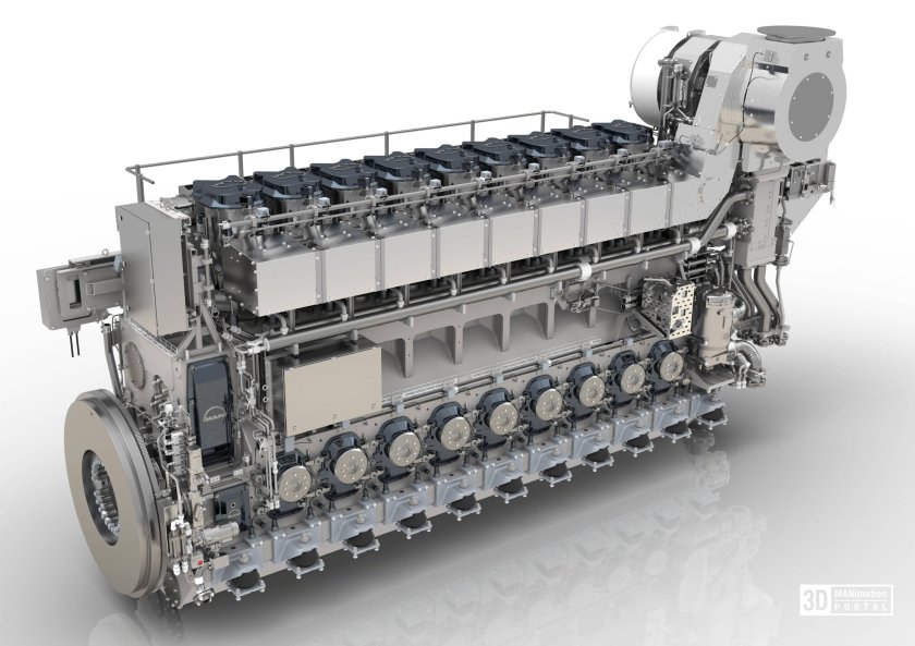 Двигатель man Diesel &amp; Turbo” s35mc