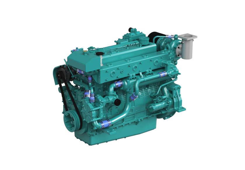 Судовой дизельный двигатель