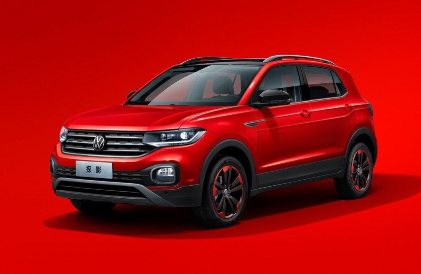 Volkswagen джип красный