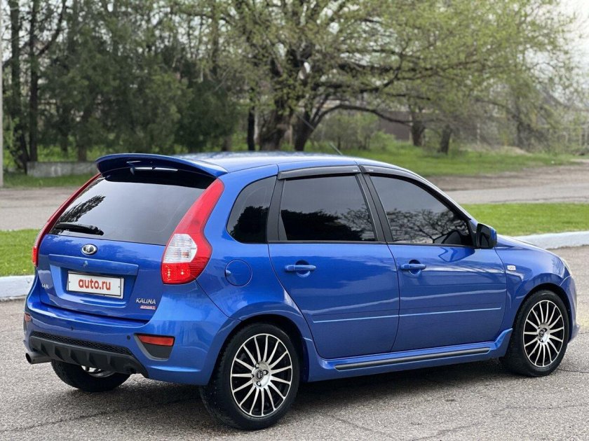 Lada kalina 2 sport синяя