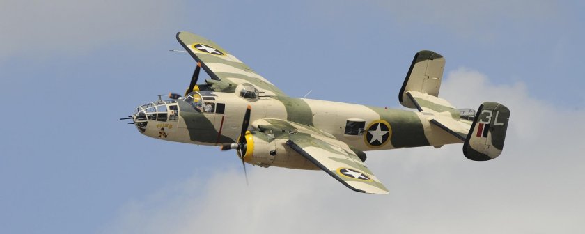 Бомбардировщик б-25 Митчелл в СССР