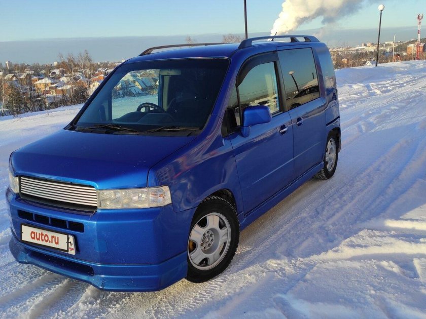 Хонда Мобилио голубой 2003