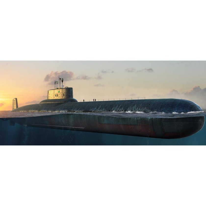 Сборная модель HOBBYBOSS Russian Navy Typhoon class SSBN (83532) 1:350
