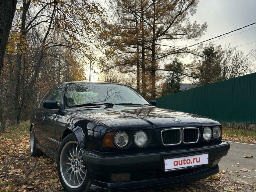 Bmw 525i e34 черная