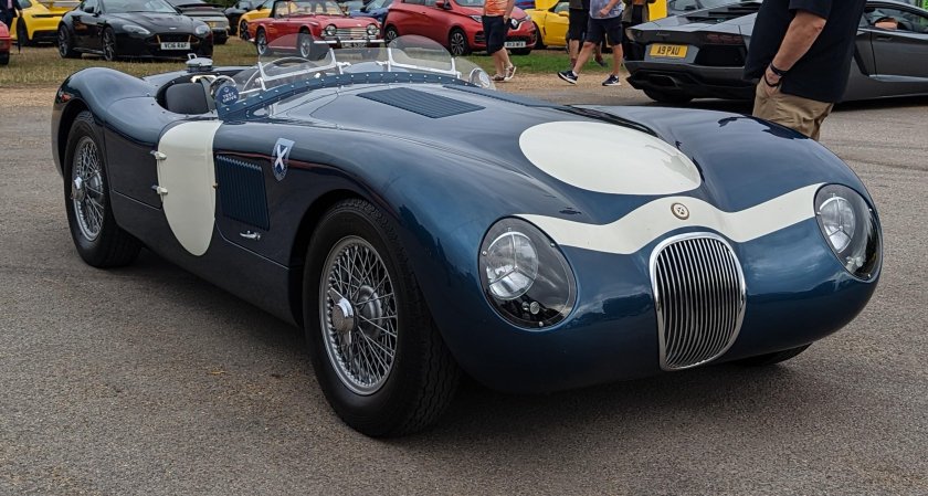 Jaguar c-Type сверху