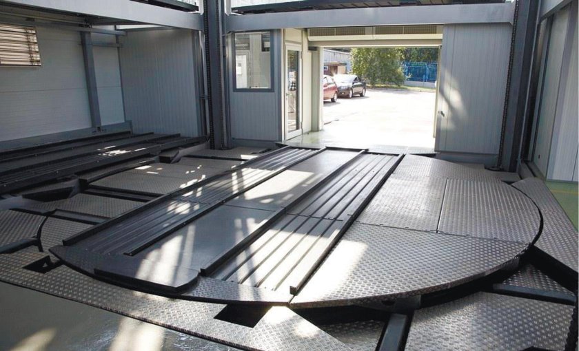 Автоматизированная двухуровневая парковочная система