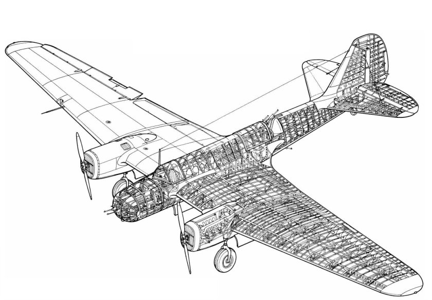 Сб-2 бомбардировщик