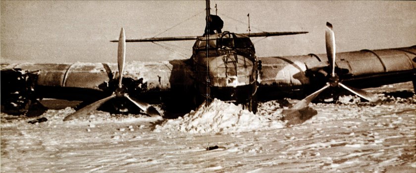 ТБ-3 Чухновского на острове Рудольфа