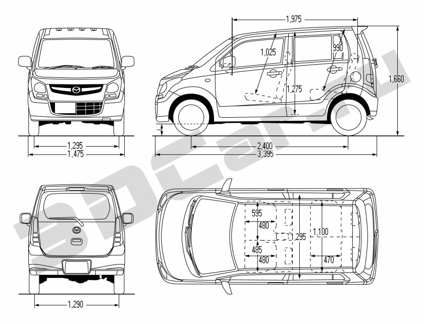 Honda n WGN габариты