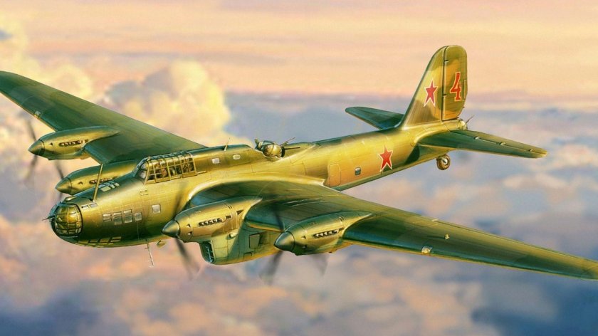 Пе-8 бомбардировщик