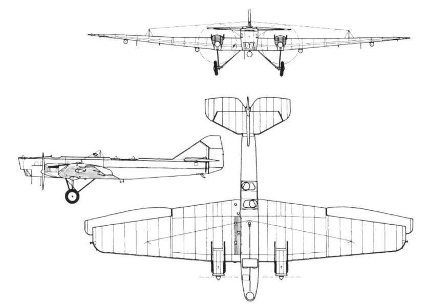 Тб1 бомбардировщик Туполева