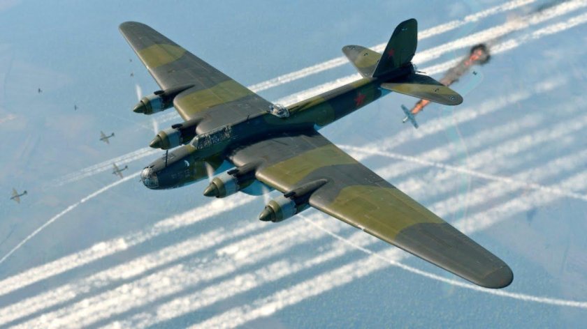 Пе-8 бомбардировщик