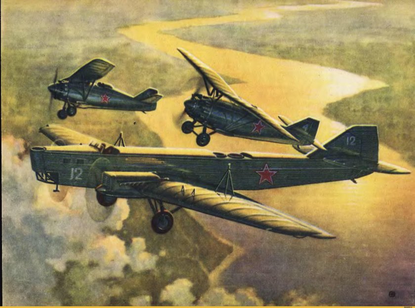 Советский бомбардировщик тб3 самолет