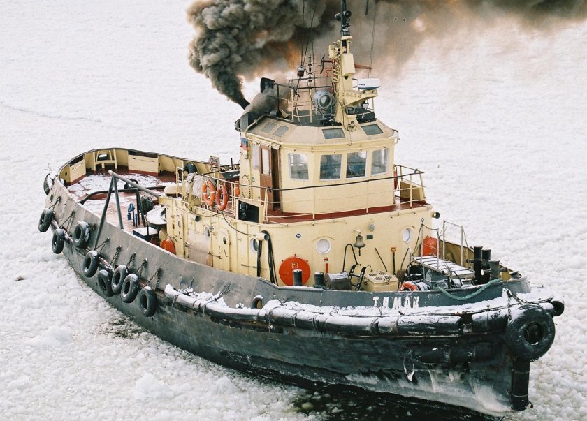 Буксир толкач морской