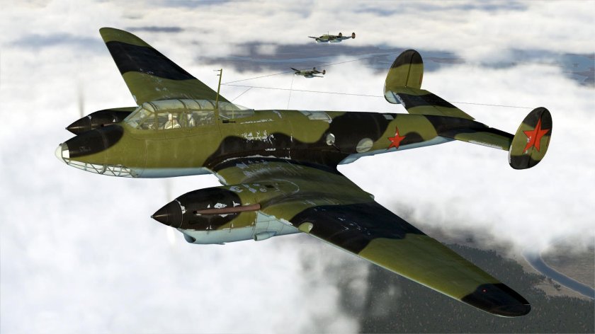 Пе-2 бомбардировщик