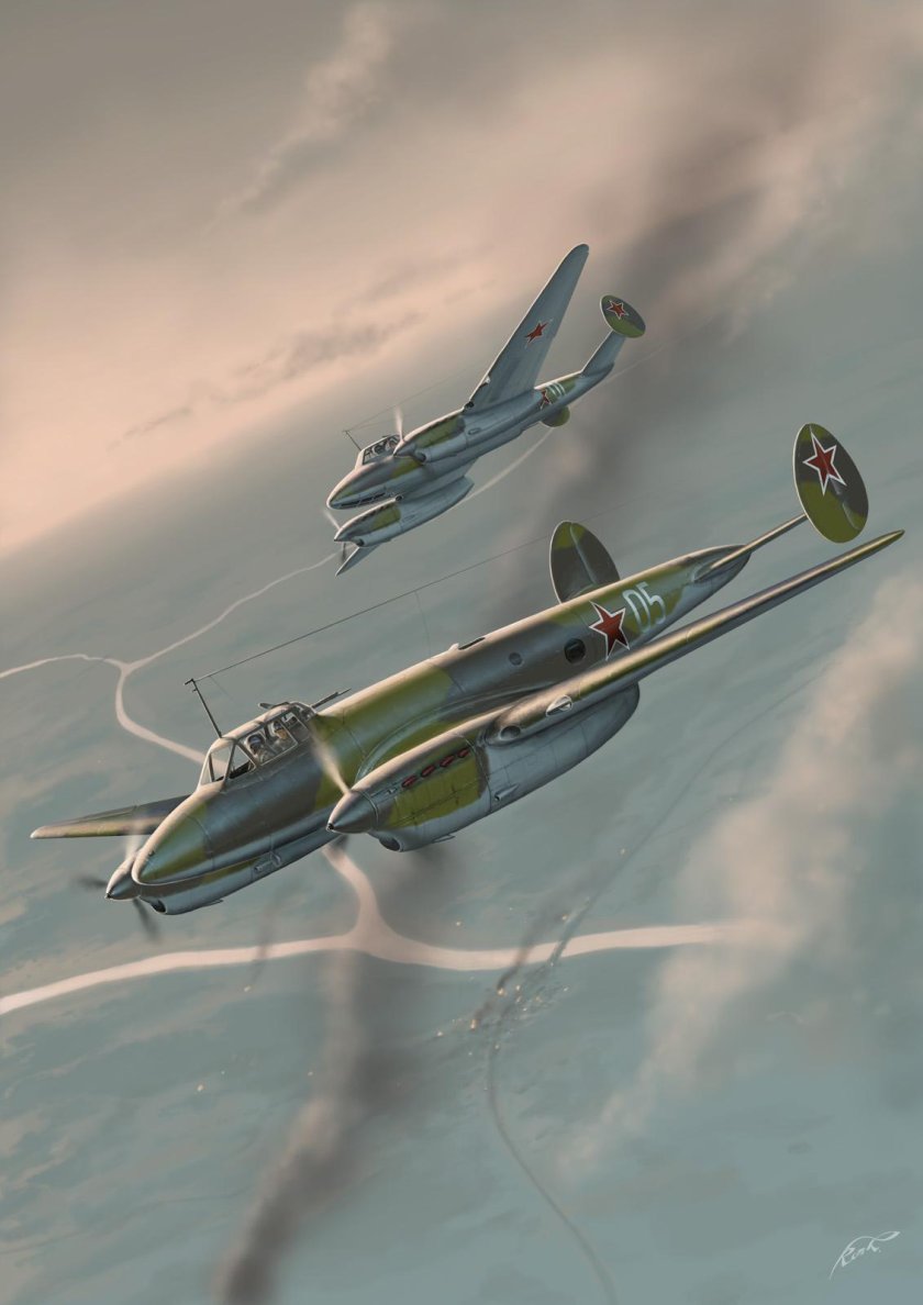 Пе-2 бомбардировщик