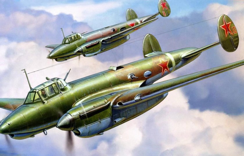 Пе 2 бомбардировщик