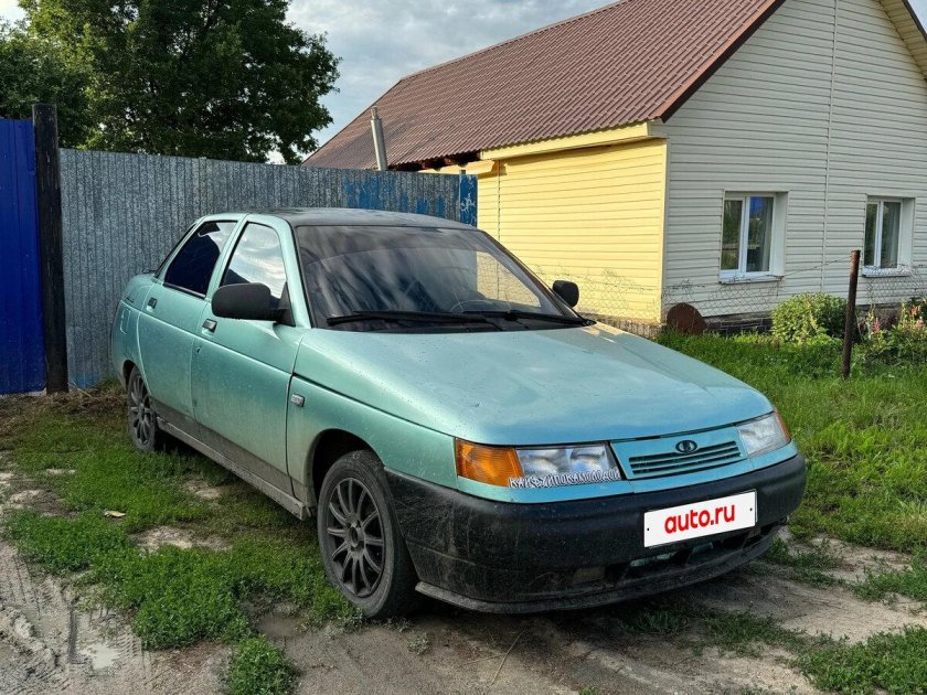 Ваз 2110 сине-зелёный 1999